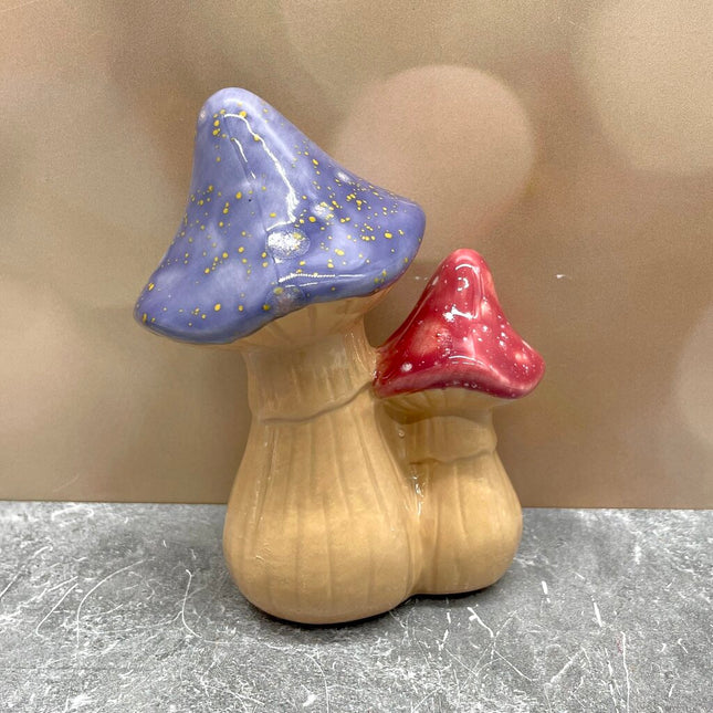 Double Mushroom Purple Pink