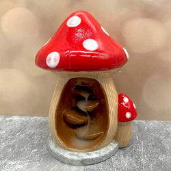 Mushroom Backflow Incense Burner - view 1