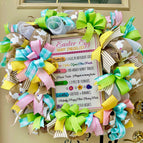 Yellow, Green, Teal and White