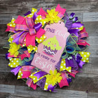 Yellow, Purple and Pink