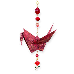 Origami Crane Ornament #1883 - view 1