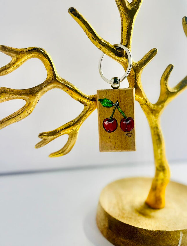 Cherry Keychain