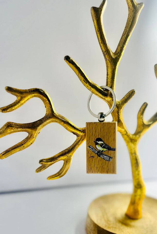 Chickadee Keychain