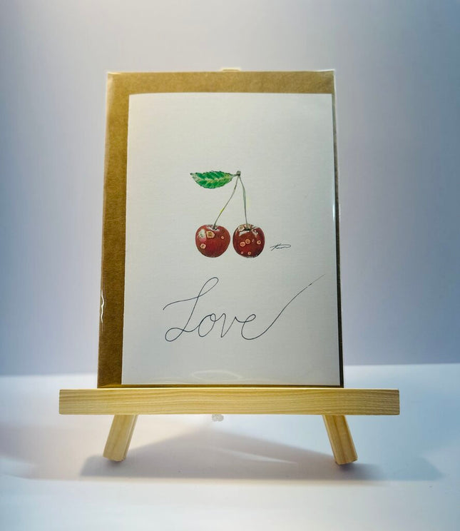 Cherry Love Greeting Card