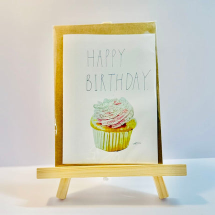 Cupcake Bday Greeting Card