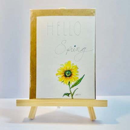 Hello Spring Greeting Card