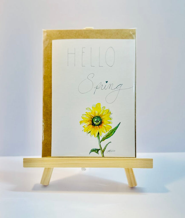 Hello Spring Greeting Card