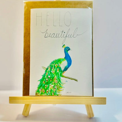 Hello Beautiful Greeting Card