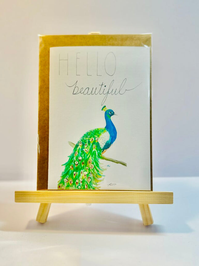 Hello Beautiful Greeting Card