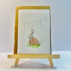 Brown envelope, white card