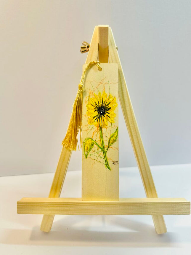 Artsy Sunflower Bookmark