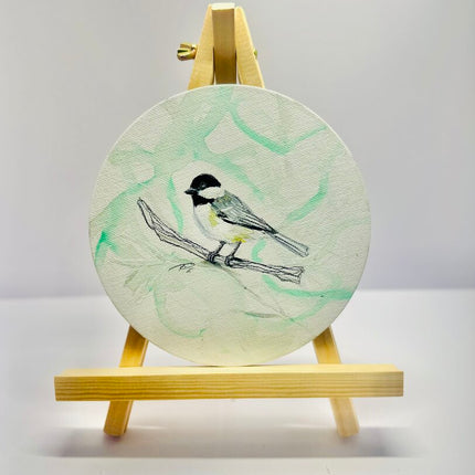 Chickadee Swirl Magnet