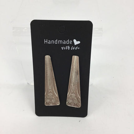 Earring long flower stud