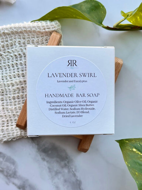Bar Soap- Lavender Swirl