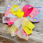 Yellow, Pink & Watercolor Floral