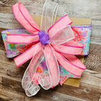 Pink, Purple, Teal, Watercolor Floral