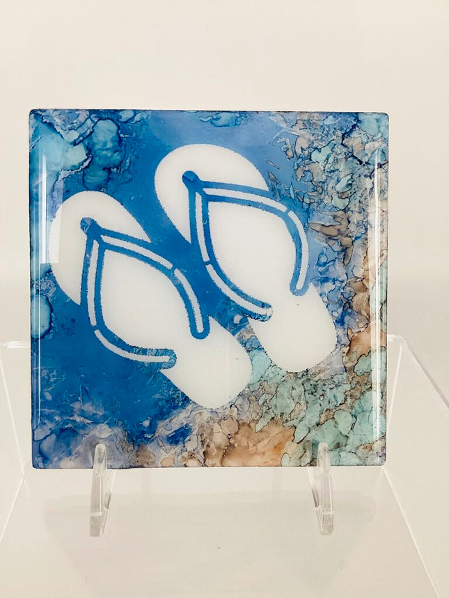 4x4 Tile with Sandal (C)