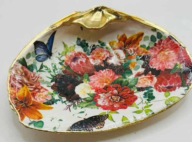 Jewel toned flowers Clam Dish (Plum Island, MA)