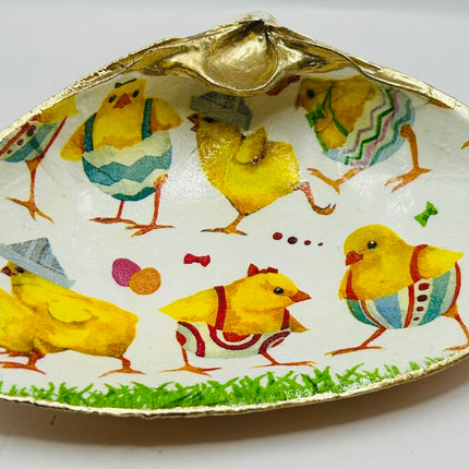 Decorated Chicks Clam Dish from Salisbury Beach, MA