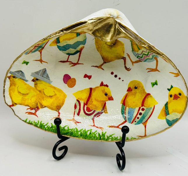 Decorated Chicks Clam Dish from Salisbury Beach, MA