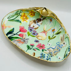 Bunnies with Bows & Flowers Clam Dish ( Newport, RI) - view 1
