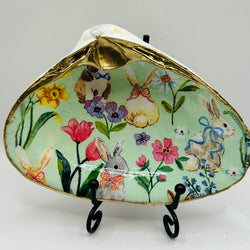 Bunnies with Bows & Flowers Clam Dish ( Newport, RI) - view 2