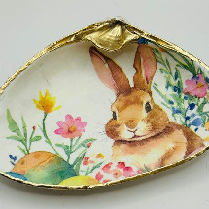 Bunny/Spring Flowers Clam Dish ( Salisbury, MA)