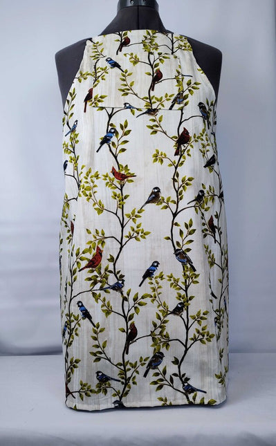 Adult Apron Birds on Vines