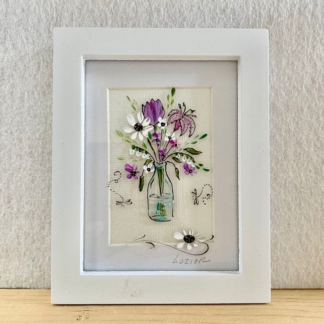 Flower vase mini frame