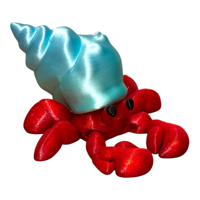HERMIT CRAB SM RED/AQUA