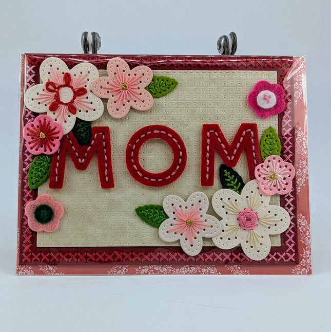 Stitched Felt Mom Greeting Card