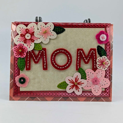 Stitched Felt Mom Greeting Card