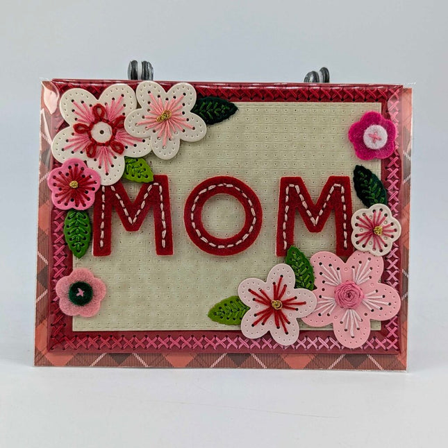 Stitched Felt Mom Greeting Card
