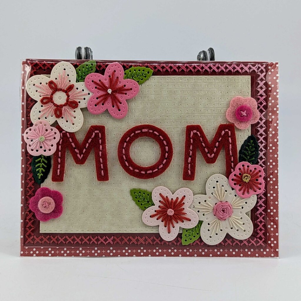 Stitched Felt Mom Greeting Card