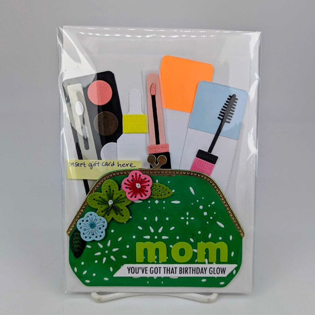 Mom Purse Giftcard Holder Greeting Card