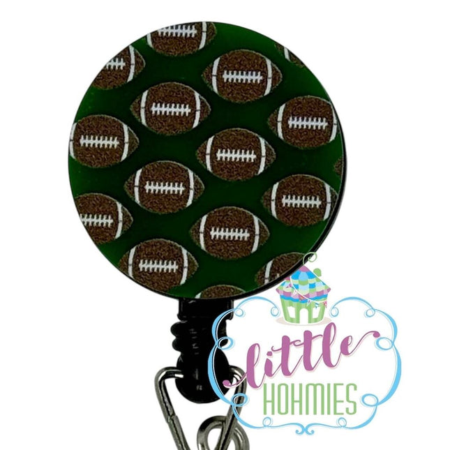 Acrylic Badge Reel - Football