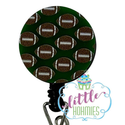 Acrylic Badge Reel - Football