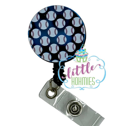 Acrylic Badge Reel - Baseball