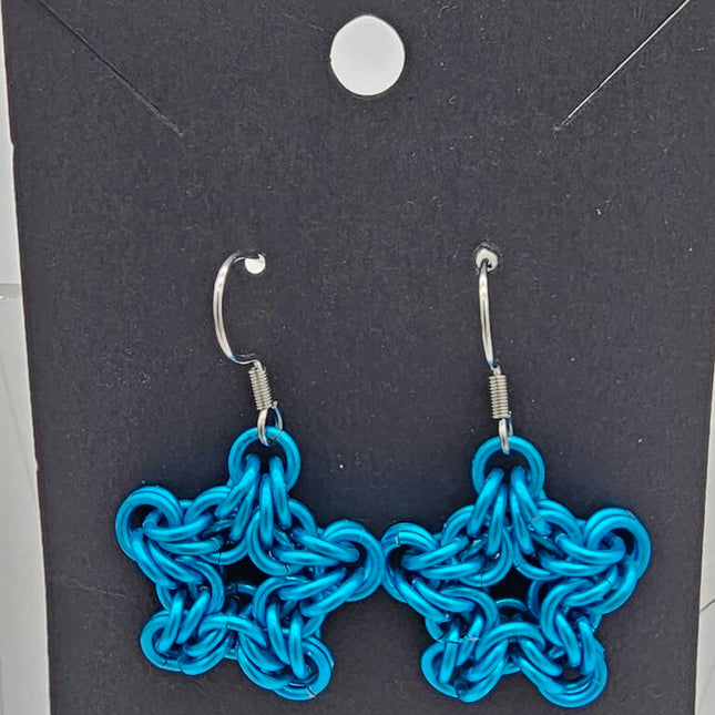 Turquoise Star Earrings