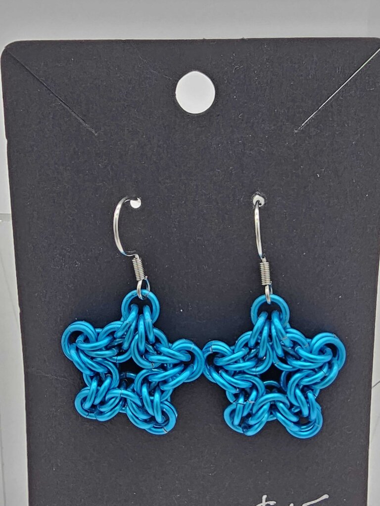 Turquoise Star Earrings
