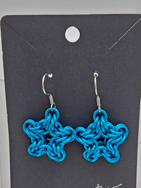 Turquoise Star Earrings