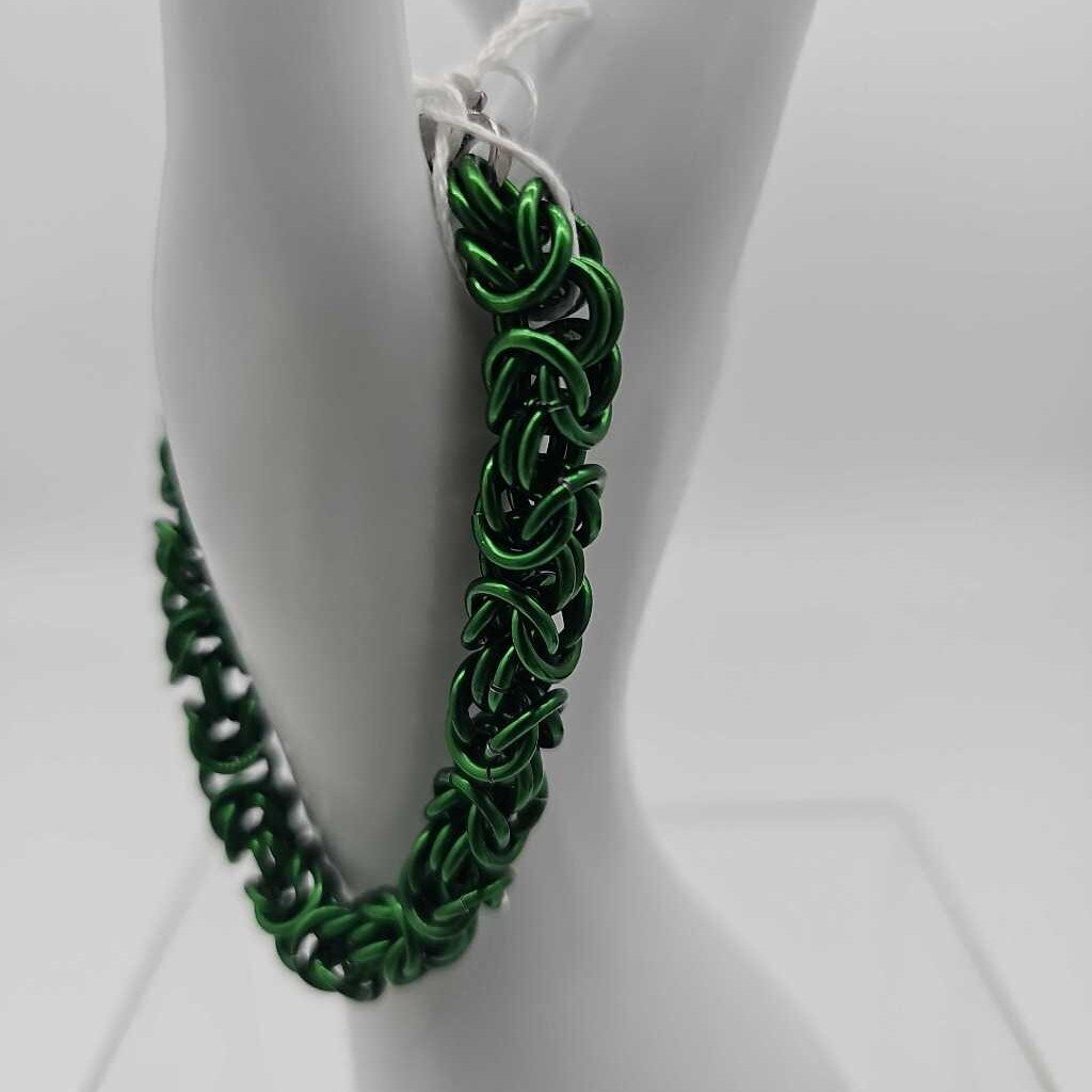8" Green Byzantine Bracelet