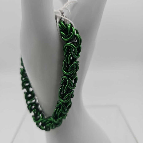 8" Green Byzantine Bracelet