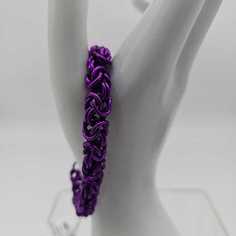 Purple Byzantine Bracelet