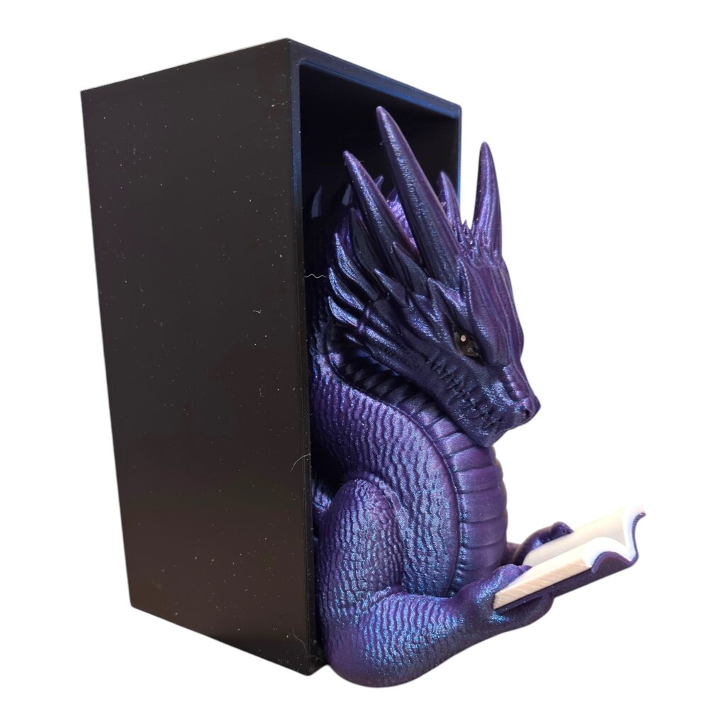 BOOK NOOK READING DRAGON NEBULA PURPLE/BLACK