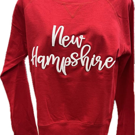 New Hampshire Sweater with Puff Embroidery