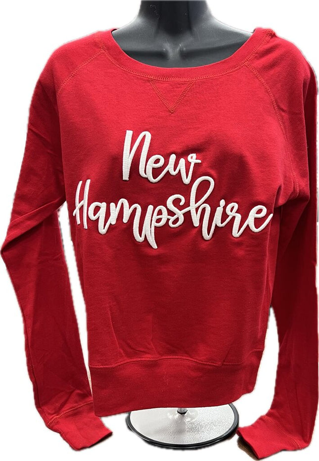 New Hampshire Sweater with Puff Embroidery