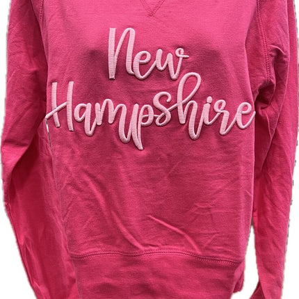 New Hampshire Sweater with Puff Embroidery