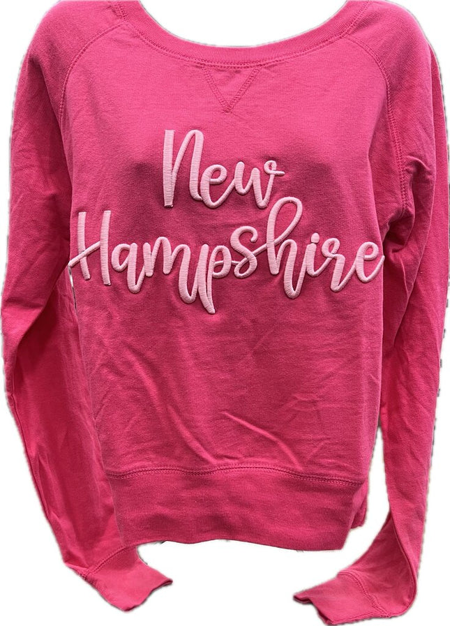 New Hampshire Sweater with Puff Embroidery