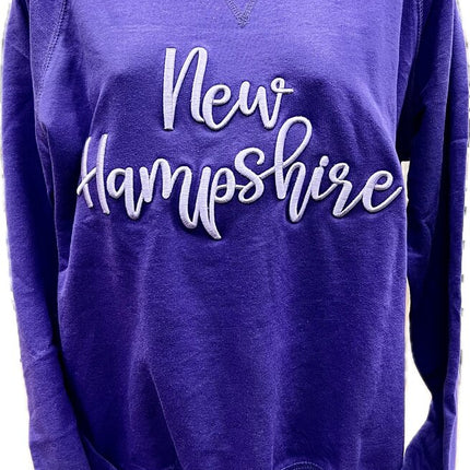 New Hampshire Sweater with Puff Embroidery